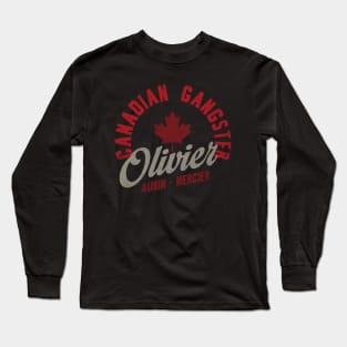 Olivier Aubin-Mercier Canadian Gangster Emblem Long Sleeve T-Shirt